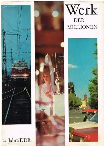 Buch: Werk der Millionen,   20 Jahre DDR. Reinhold, Otto, 1969, Urania-Verlag