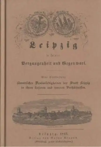 Buch: Leipzig in seiner Vergangenheit und Gegenwart, Schütte, Wolfgang U. 101526