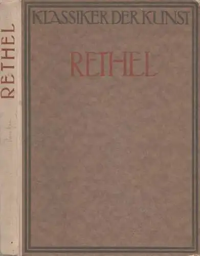 Buch: Alfred Rethel, Ponten, Josef. 1921, Deutsche Verlags-Anstalt