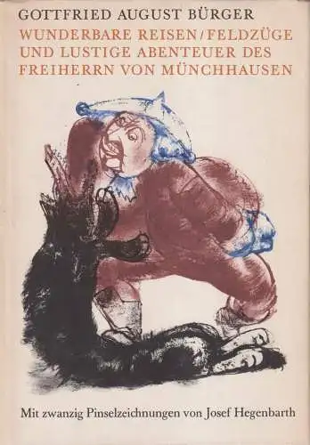 Buch: Wunderbare Reisen ... des Freiherrn von Münchhausen. Bürger, G. A., 1970