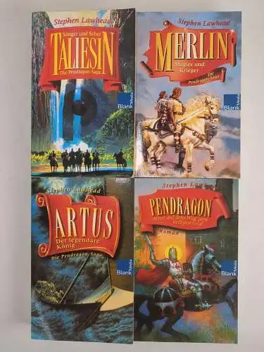 Buch: Pendragon-Saga 1-4, Stephen Lawhead, Taliesin, Merlin, Artus, Pendragon