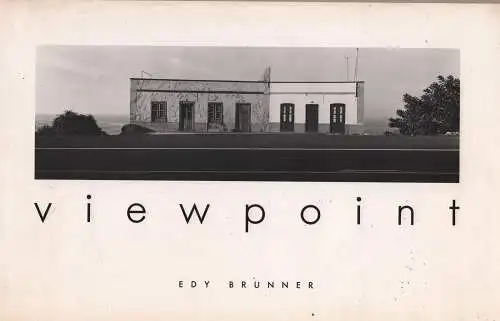 Buch: viewpoint, Brunner, Edy, 1987, signiert, gebraucht, gut
