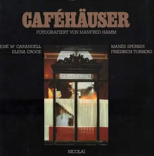 Buch: Cafehäuser, Hamm, Manfred, 1979, gebraucht, gut
