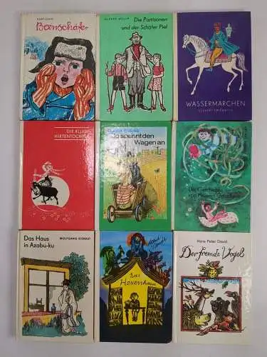 9x Die kleinen Trompeterbücher, Der Kinderbuchverlag, Beenschäfer, Hexenhaus ...