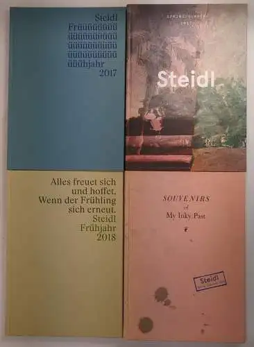 4 Bücher Steidl: Frühjahr 2017 + 2018; Spring / Summer 2017  + 2018