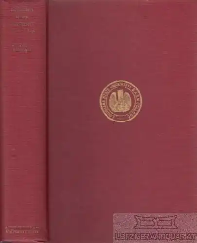 Buch: Louisiana State University 1860 - 1896, Fleming, Walter L. 1936