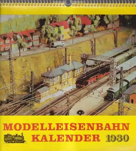 Wandkalender: Modelleisenbahnkalender 1980, VEB Bild und Heimat, Reichenbach