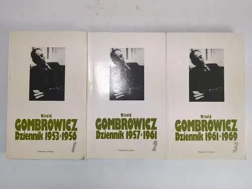 Buch: Witold Gombrowicz - Dziennik 1953-1969, 3 Bände, Wydawnictwo Literackie