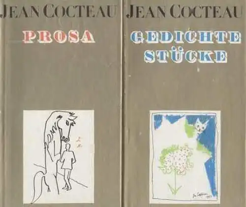 Buch: Prosa. Gedichte. Stücke, Cocteau, Jean. 2 Bände, 1971, gebraucht, gut