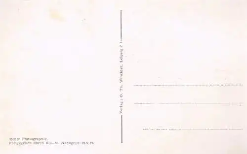 AK Leipzig-Lössnig. Der Rundling (Fliegeraufnahme). ca. 1939, Postkarte. 1939