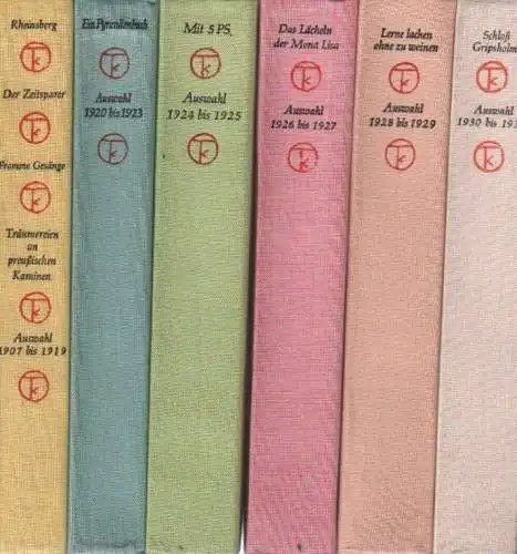 Buch: Ausgewählte Werke 6 Bände, Tucholsky, Kurt. 7 Bände, 1972, gebraucht, gut