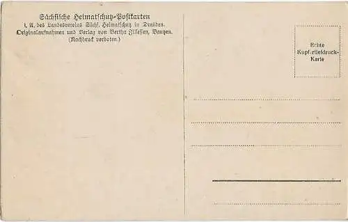 AK Bautzen. Am Scharfenweg. ca. 1937, Postkarte. Ca. 1937, gebraucht, gut