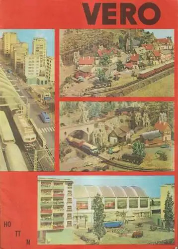 Katalog: VERO Modelle HO / TT / N, 1975, VERO Holzspielwaren, Olbernhau, DDR