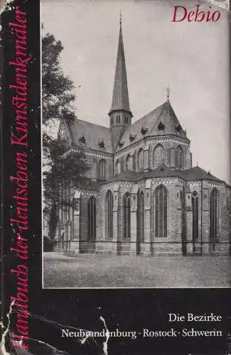 Buch: Handbuch der deutschen Kunstdenkmäler - Neubrandenburg. Rostock. Schwerin