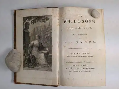 Buch: Der Philosoph für die Welt. Erster Theil, J. J. Engel, 1801, Myliussische