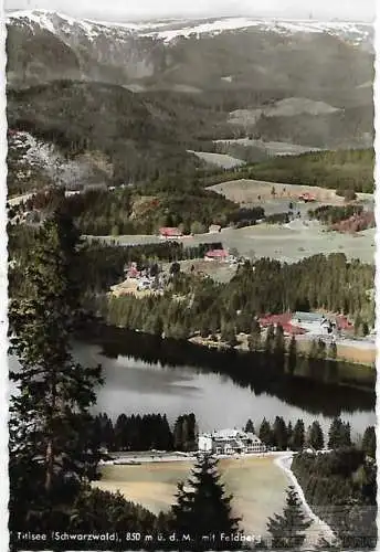 AK Titisee. Schwarzwald mit Feldberg. ca. 1937, Postkarte. Ca. 1937