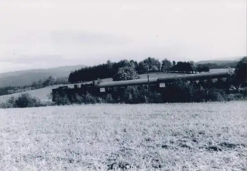 5 Original Schwarzweißfotos Dampflok 94 2105-8, Bahnhof Eibenstock unt Bf, 1975