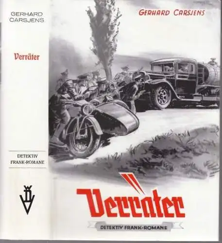 Buch: Verräter, Roman. Carsjens, Gerhard, ca. 1990, Werner Dietsch Verlag