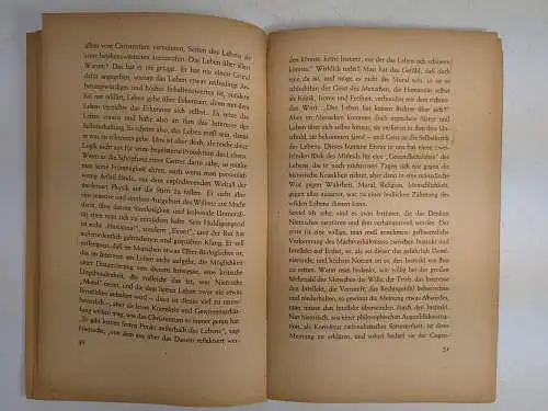 Buch: Nietzsches Philosophie, Mann, Thomas. 1948, Suhrkamp vorm Fischer Verlag