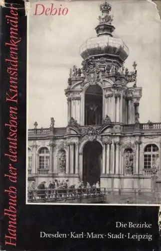 Buch: Handbuch der deutschen Kunstdenkmäler - Die Bezirke Dresden, Leipzig ...