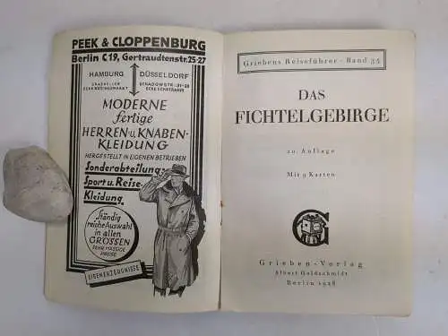 Buch: Das Fichtelgebirge, Griebens Reiseführer Band 35, 1928, Albert Goldschmidt