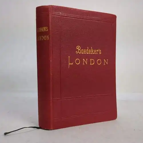 Buch: London und Umgebungen, Handbuch für Reisende, 1909, Karl Baedeker