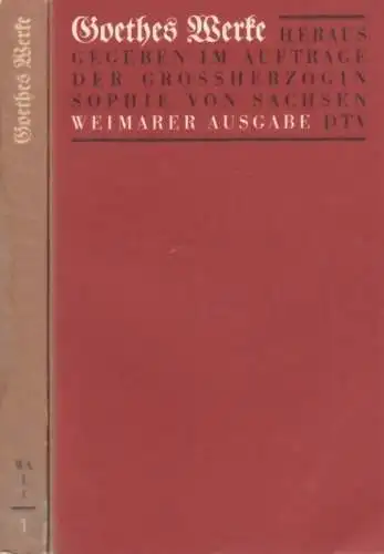 Buch: Goethes Werke. 143 Bände und ein Supplementband, Goethe. 143+1 Bände