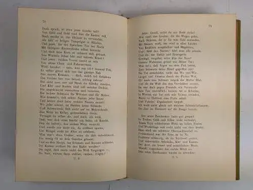 Buch: Die Sermonen des Q. Horatius Flaccus, Horaz, 1907, Weidmannsche Buchhandlg