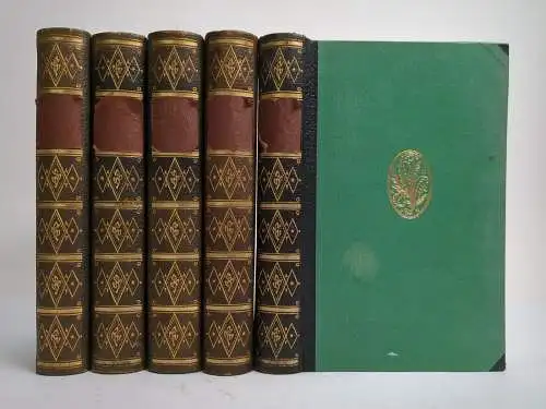 Buch: Oscar Wildes Werke in fünf Bänden, 1922, Deutsche Bibliothek, 5 Bände