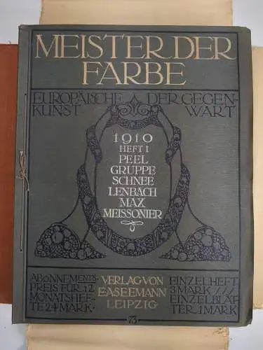 Mappe: Meister der Farbe Heft I-XII / 1910, Europäische Kunst der Gegenwart