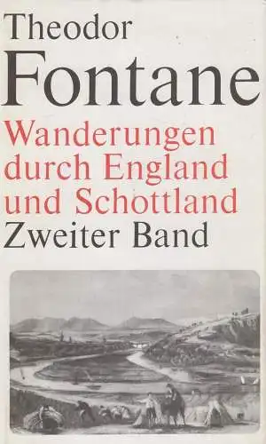 Buch: Wanderungen durch England und Schottland, Band 2. Fontane, Theodor, 1980