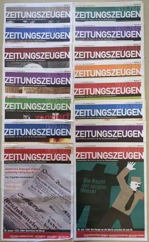 Zeitungszeugen Nr. 1-15 / 2009, Sammeledition: Die Presse in der Zeit des NS