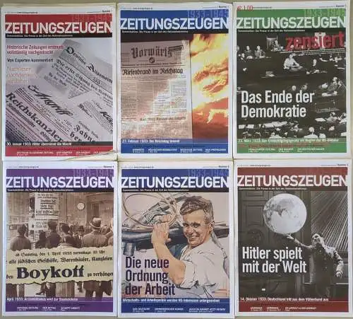 Zeitungszeugen Nr. 1-15 / 2009, Sammeledition: Die Presse in der Zeit des NS