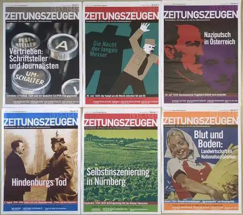 Zeitungszeugen Nr. 1-15 / 2009, Sammeledition: Die Presse in der Zeit des NS