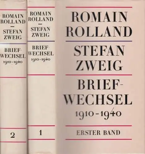 Buch: Romain Rolland & Stefan Zweig - Briefwechsel 1910-1940, 2 Bände, 1987, R&L