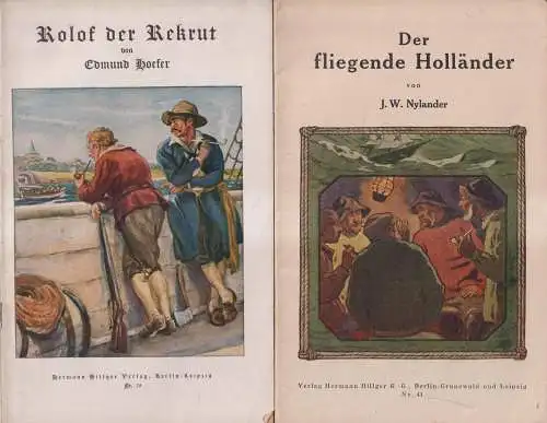 2x Deutsche Jugendbücherei, 41  Der fliegende Holländer, 79 Rolof der Rekrut