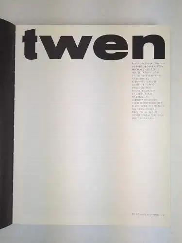 Buch: twen - Revision einer Legende, M. Koetzle, 1995, Klinkhardt & Biermann