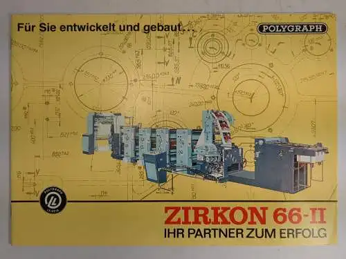 Mappe mit 7 Heften Polygraph: Multieffekt, Plamag, Zirkon, Buchbindereimaschinen