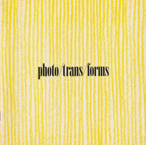 Buch: Photo / Trans / Forms - Judith Golden and Joanne Leonard, 1981