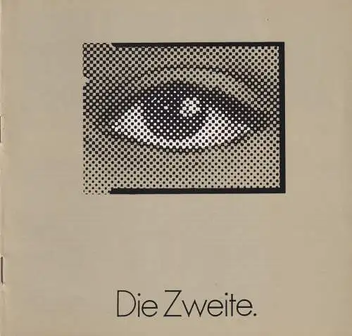 Buch: Die Zweite, Immisch, T. O. , 1987, VBK-DDR, gebraucht, sehr gut