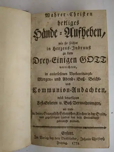 Buch: Konvolut von christlichen Schriften, Luther, Martin, 1772, 1767, 1750, gut