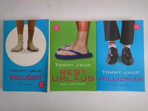 3 Bücher Tommy Jaud: Vollidiot; Millionär; Resturlaub, Fischer Taschenbücher