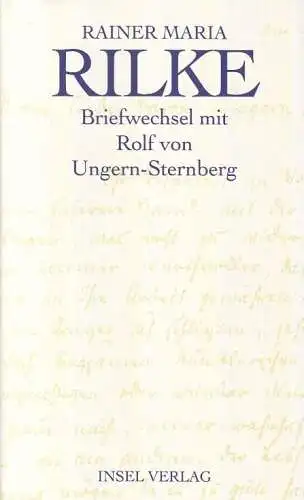 Buch: Briefwechsel, Rilke, Rainer Maria. 2002, Insel Verlag, gebraucht, gut