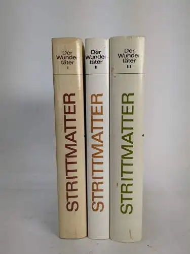 Buch: Der Wundertäter, Band 1 bis 3, Erwin Strittmatter, Aufbau Verlag, 3 Bände