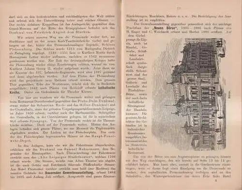 Buch: Dietrichs Führer durch Leipzig und Umgebung, Friedrich Streissler
