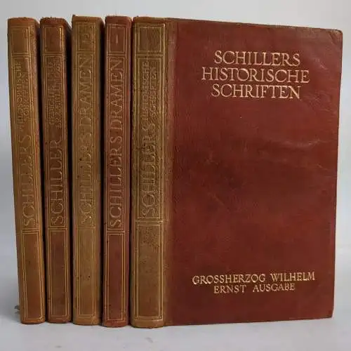 Buch: Friedrich Schiller - Sämtliche Werke in 5 Bänden, Insel Verlag, 5 Bände