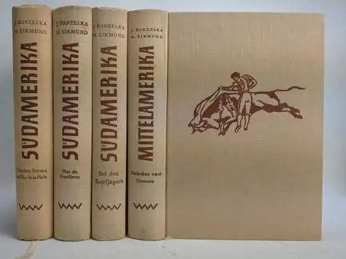 Buch: Südamerika + Mittelamerika, Hanzelka / Zikmund, 4 Bände, Volk und Welt