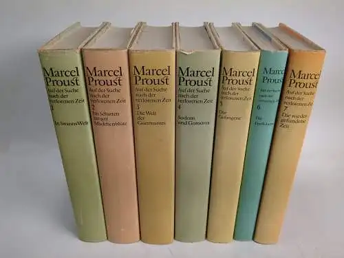 Buch: Auf der Suche nach der verlorenen Zeit, 7 Bände. Proust, Marcel, R & L