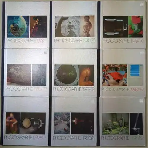 9 Bände Photographie 1973-1982, Time-Life, Fotografie, Jahrbücher, gebraucht gut
