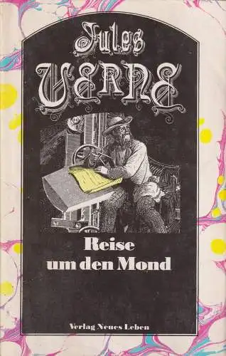 Buch: Reise um den Mond, Verne, Jules, 1987, Neues Leben, Ausgewählte Werke